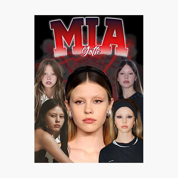 Aperçu de l'œuvre Mia Goth Retro Style créée et vendue par thelegacyshop.