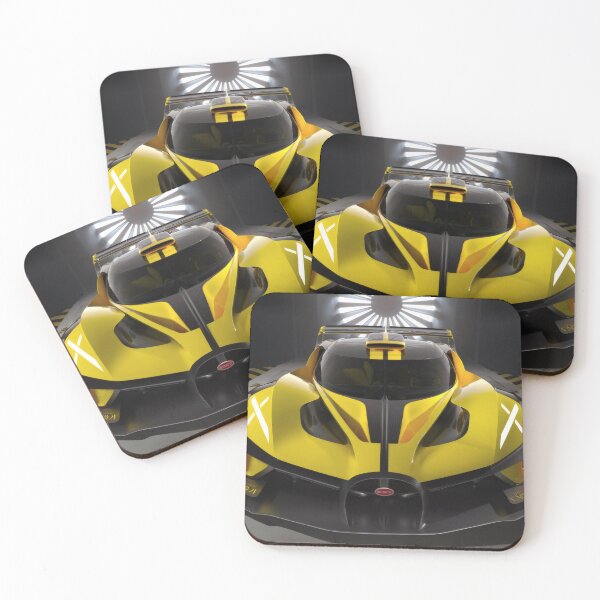 Item preview, Yellow Bugatti Bolide Photo Poster designed and sold by AutoPopStudio.