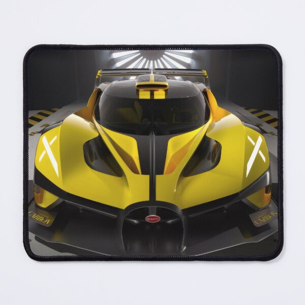 Item preview, Yellow Bugatti Bolide Photo Poster designed and sold by AutoPopStudio.