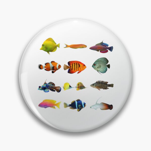 Item preview, Tropical Fish Sticker Pack designed and sold by DhriegoStudio.