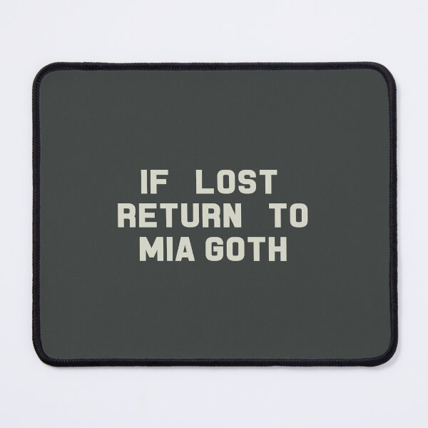 Aperçu de l'œuvre If Lost Return to Mia Goth Tee créée et vendue par 2000sbabyangel.