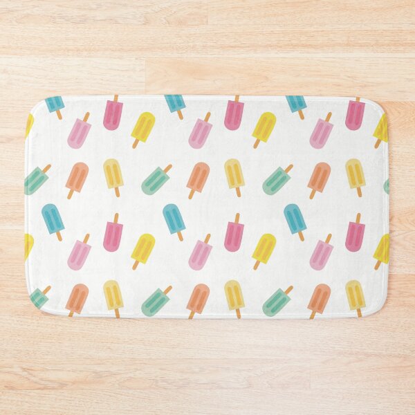 Item preview, Colorful summer design with pastel popsicles and white background designed and sold by StudioPippinDesigns.