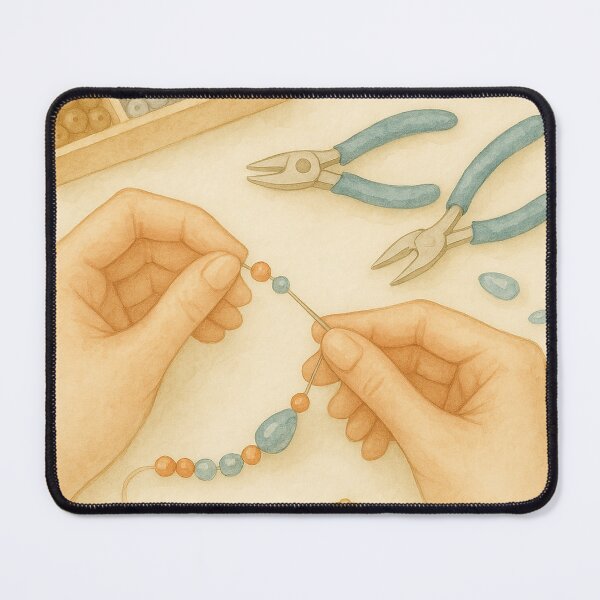 Item preview, Beading Handmade Jewelry Illustration designed and sold by Lacritsa .