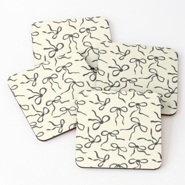 Item preview, Black Bow Pattern - Elegant Minimalist Design designed and sold by TropicalTrails.