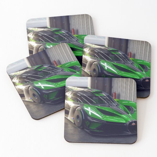 Item preview, Green Bugatti Bolide Photo Poster designed and sold by AutoPopStudio.