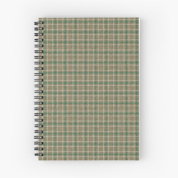 Item preview, Wool Plaid in soft brown with teal green and cream designed and sold by KoukaDesigns by Ali Sale.