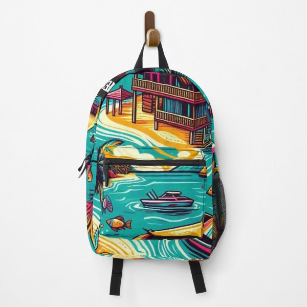 Item preview, Maldives Islands Comic Style Design – Perfect for Beach Lovers, Travel Fans & Vacation Accessories designed and sold by knalpot-design.