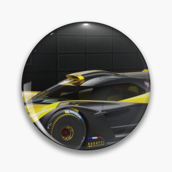 Item preview, Yellow Bugatti Bolide Photo Poster III designed and sold by AutoPopStudio.