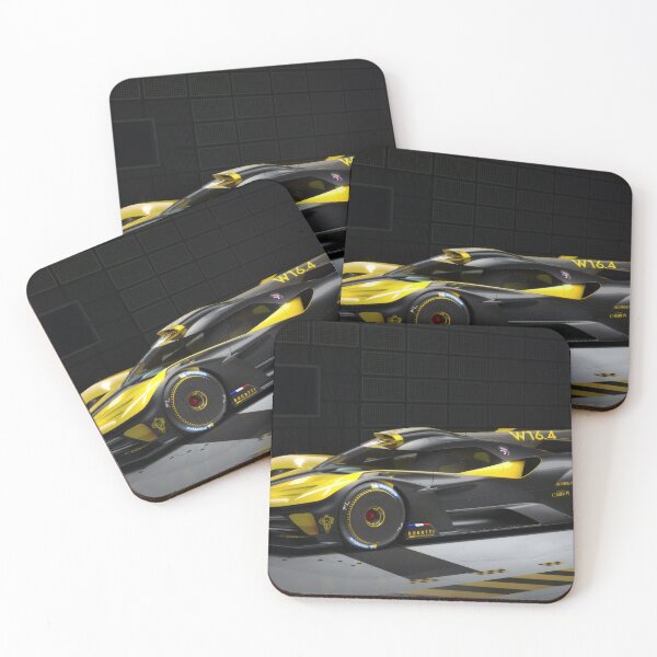 Item preview, Yellow Bugatti Bolide Photo Poster III designed and sold by AutoPopStudio.
