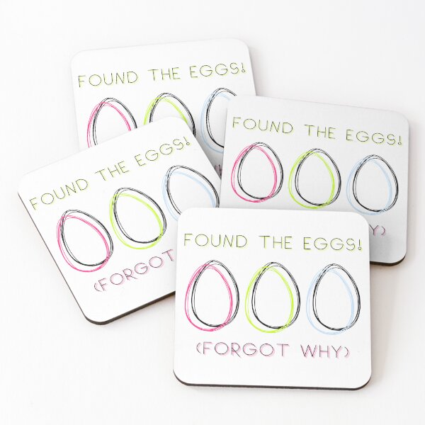 Item preview, Found the eggs forgot why fluo adhd easter eggs horror neurodiversity designed and sold by bloomandbliss.