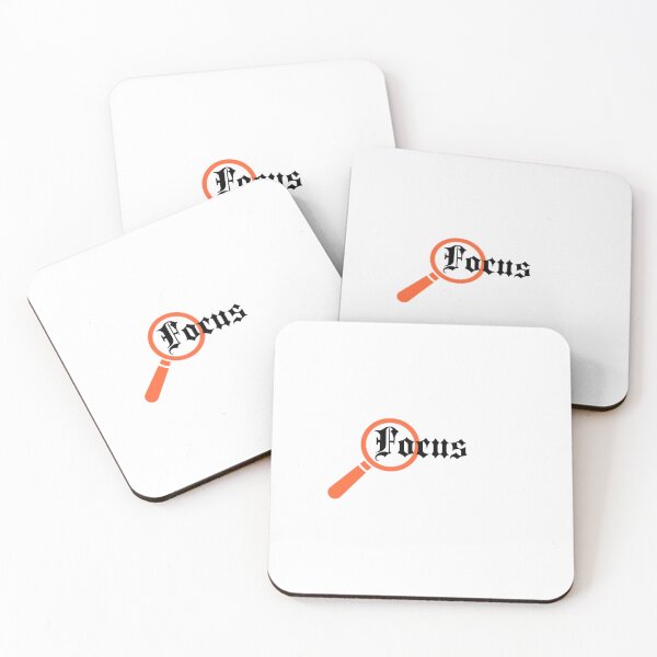 Item preview, "FOCUS – Minimalist Motivational Typography Design" designed and sold by AIKNOCKTECK.