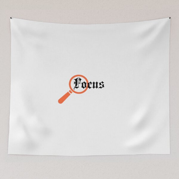 Item preview, "FOCUS – Minimalist Motivational Typography Design" designed and sold by AIKNOCKTECK.