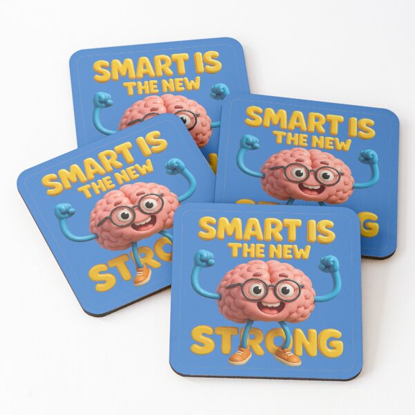Item preview, Intelligence is the new strength – Humorous brain design designed and sold by Girih.