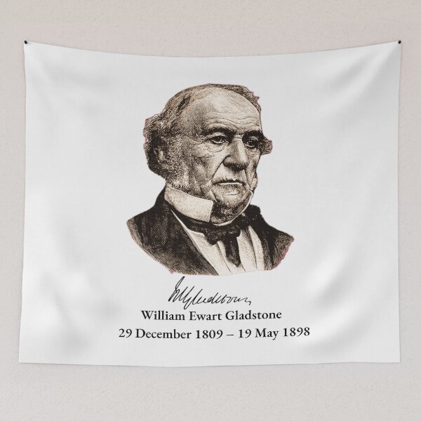 Item preview, William Gladstone designed and sold by MixedVibes Co..