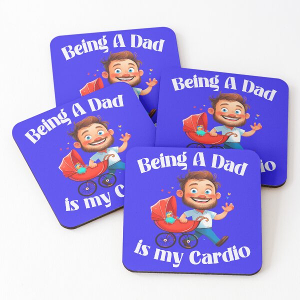 Item preview, Being a Dad Is My Cardio 1 designed and sold by DigitalandPhoto.