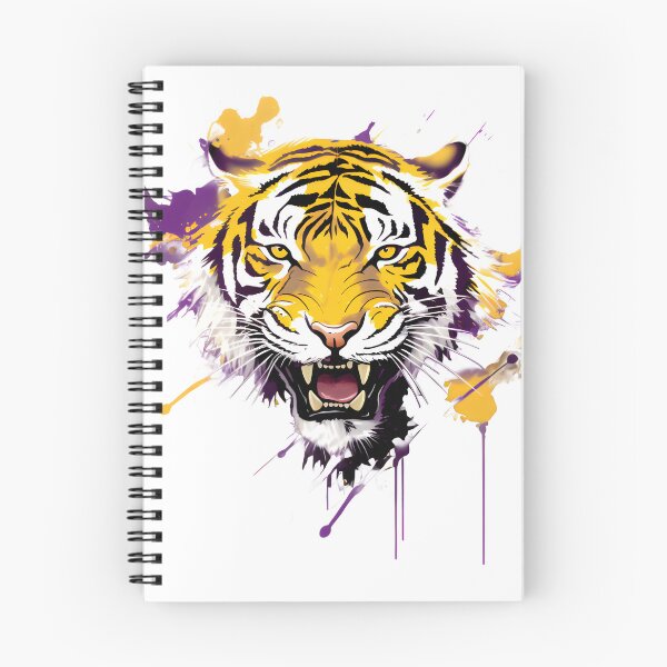 Item preview, purple and gold tiger  designed and sold by GeauxTigs225.