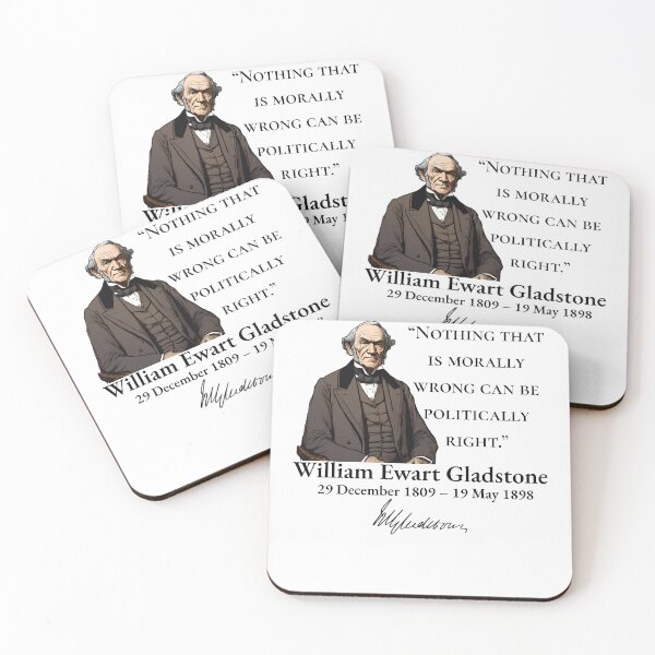 Item preview, William Gladstone designed and sold by MixedVibes Co..