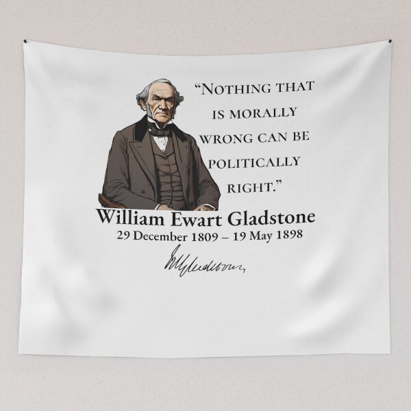 Item preview, William Gladstone designed and sold by MixedVibes Co..