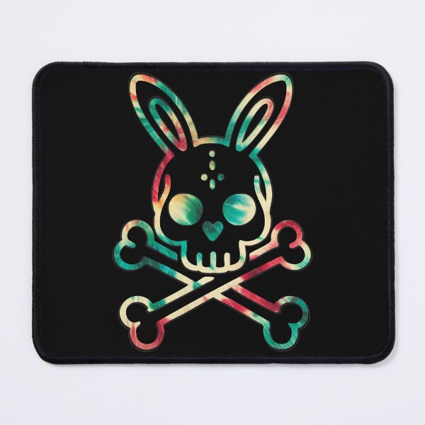 Item preview, Bunny skull CrossBone Rabbit Skeleton Tie Dye  designed and sold by clothesy7.