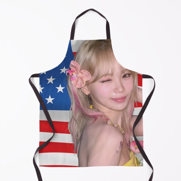 Item preview, Kpop Le Sserafim Chaewon American Flag Chaewon USA Flag Kpop Funny designed and sold by StarBunnyDesign.