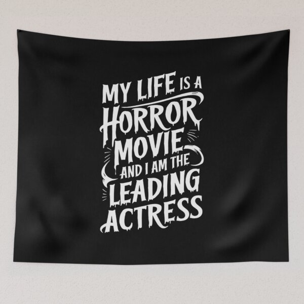 Item preview,  My Life Is A Horror Movie Leading Actress designed and sold by Moad Fahim.