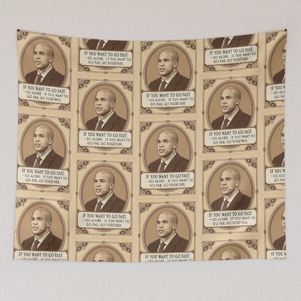 Item preview, Cory Booker – Hope, Leadership, and Progress  designed and sold by Krasnovaovaova.