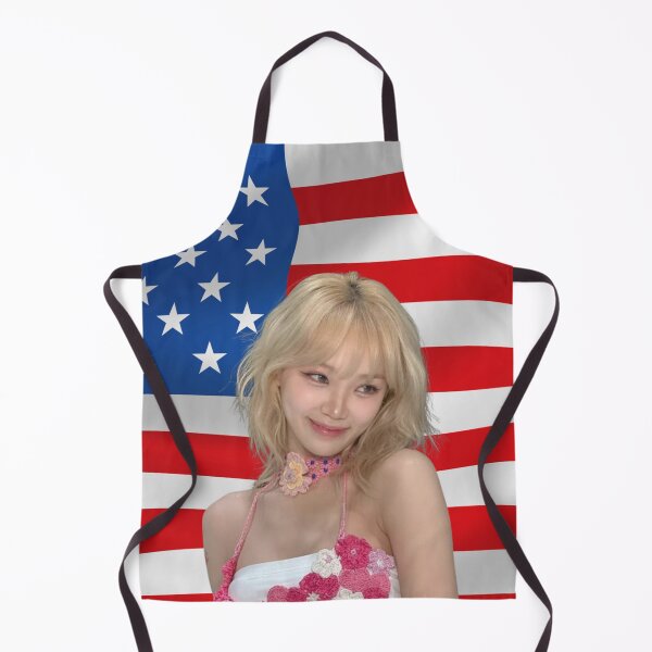 Item preview, Kpop Le Sserafim Chaewon American Flag Chaewon USA Flag Kpop Funny design! designed and sold by StarBunnyDesign.