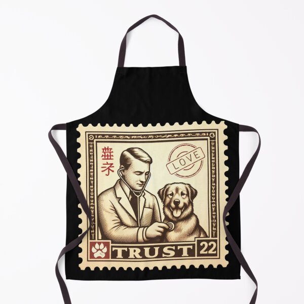 Item preview, Vintage Dog Trust Love Stamp Design designed and sold by No1RetroStamps.