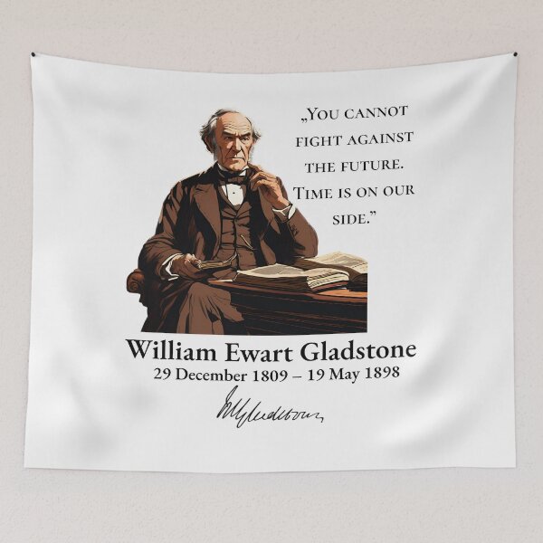 Item preview, William Gladstone designed and sold by MixedVibes Co..