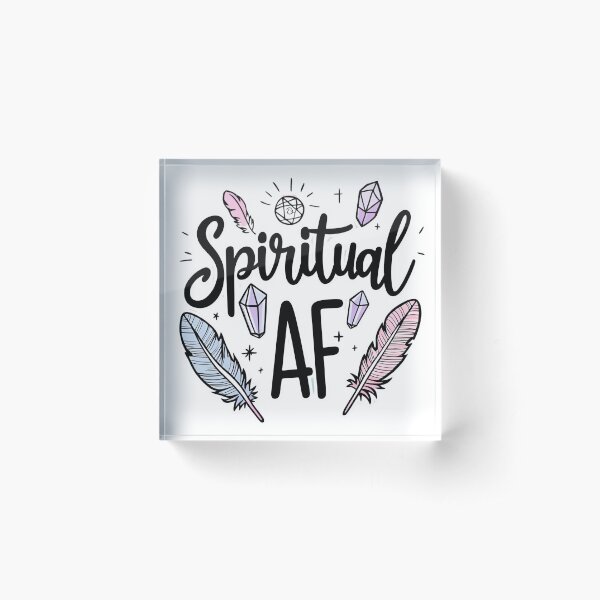 Item preview, Spiritual AF designed and sold by whatthefoxsays.
