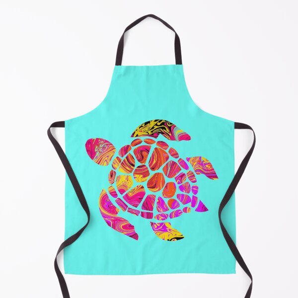 Item preview, Multicolor Sea turtle Hand Drawn designed and sold by Lartheviking.
