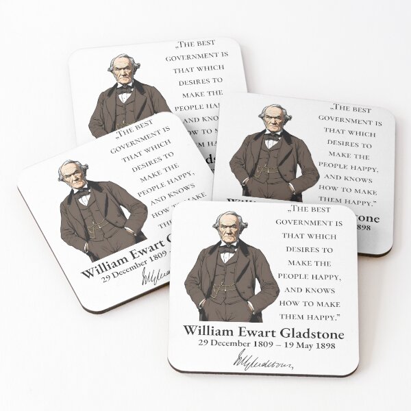 Item preview, William Gladstone designed and sold by MixedVibes Co..