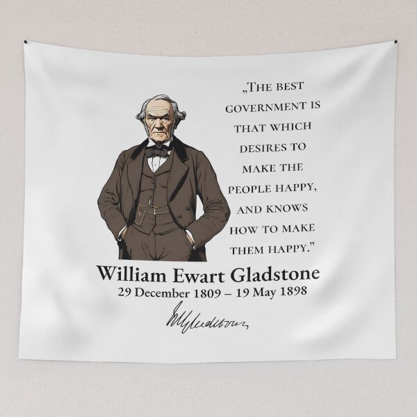 Item preview, William Gladstone designed and sold by MixedVibes Co..