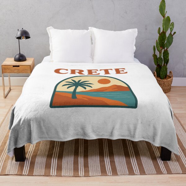 Item preview, Vibraciones costeras de Creta: estética retro de Palm Island designed and sold by ALITOPRINCE.