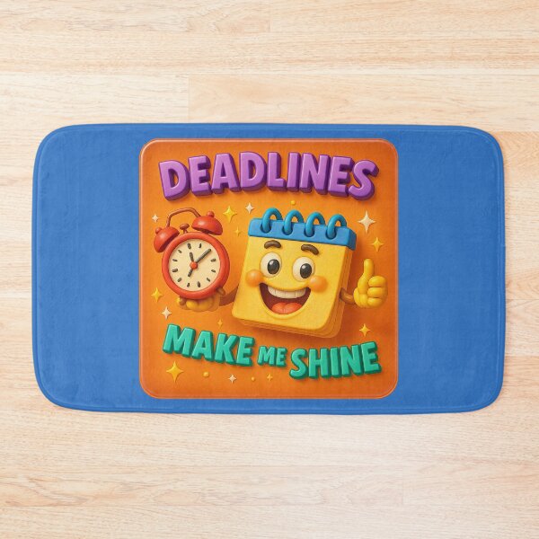 Item preview, Deadlines make me shine – Humorous calendar design designed and sold by Girih.