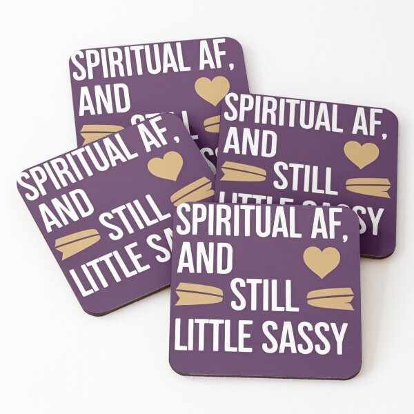Item preview, Spiritual AF and still little sassy designed and sold by whatthefoxsays.