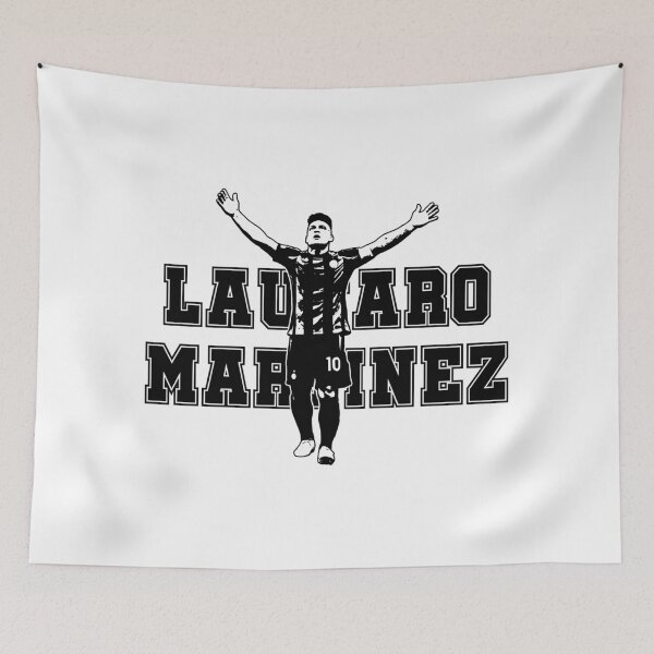 Item preview, Lautaro Martínez football art designed and sold by CoconutSportsCo.