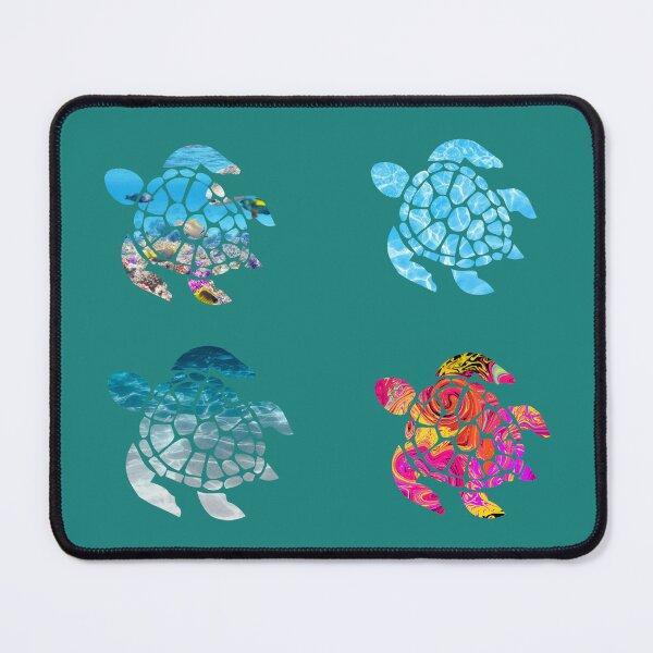 Item preview, Multicolor Sea turtle Hand Drawn  designed and sold by Lartheviking.