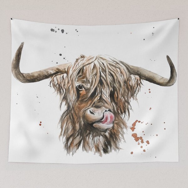 Item preview, Scottish Highland cattle designed and sold by CorneliaPilz.