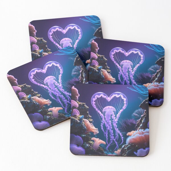 Item preview, Heart Jellyfish designed and sold by Zazeyy.