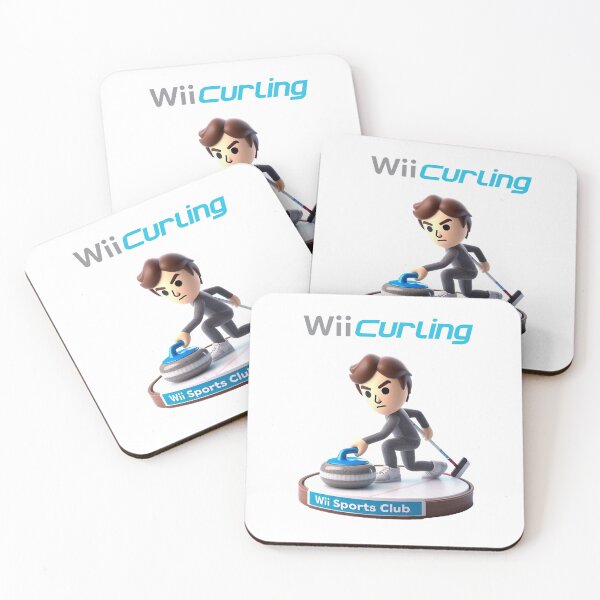 Item preview, Curling sports - 2000s computer game style! designed and sold by jimmy-digital.