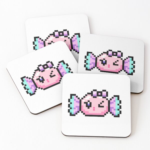 Item preview, Kissy face pixel candy designed and sold by JakeCap.