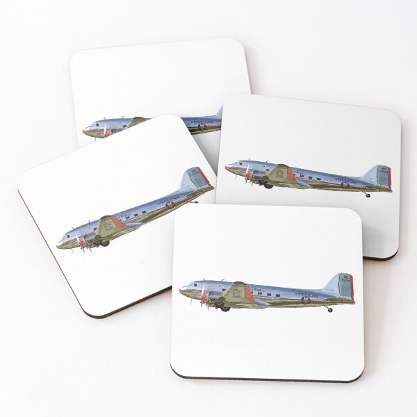 Item preview, American DC3 Plane Abstract Illustration designed and sold by AddiK-Art.