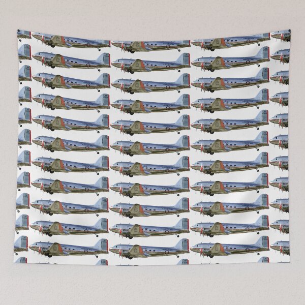 Item preview, American DC3 Plane Abstract Illustration designed and sold by AddiK-Art.