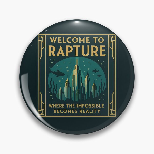 Item preview, Welcome to Rapture – Art Deco Undersea Travel Poster Design designed and sold by Bratak.