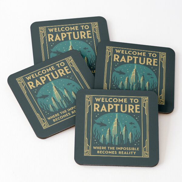 Item preview, Welcome to Rapture – Art Deco Undersea Travel Poster Design designed and sold by Bratak.