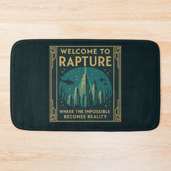 Item preview, Welcome to Rapture – Art Deco Undersea Travel Poster Design designed and sold by Bratak.