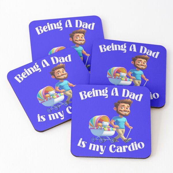 Item preview, Being a Dad Is My Cardio 3 designed and sold by DigitalandPhoto.