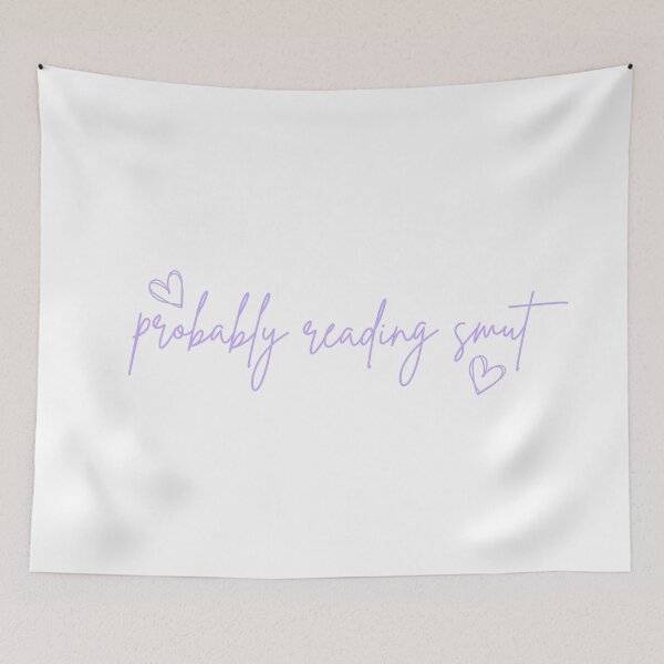 Item preview, Probably Reading Smut Hearts Purple designed and sold by Mollysb428.