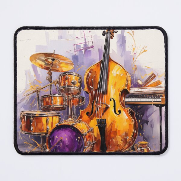 Item preview,  jazz instruments art designed and sold by GeauxTigs225.